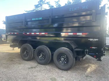 20-yard rubber wheel dumpster